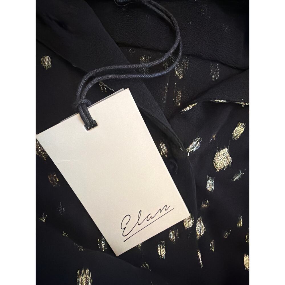 New elan black & gold Maria dress size XL - Picture 6 of 6